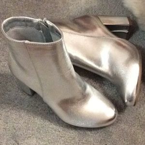 Silver boots